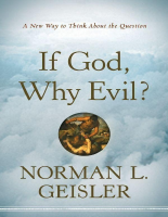 If God, Why Evil__ A New Way to - Norman L. Geisler (1).epub